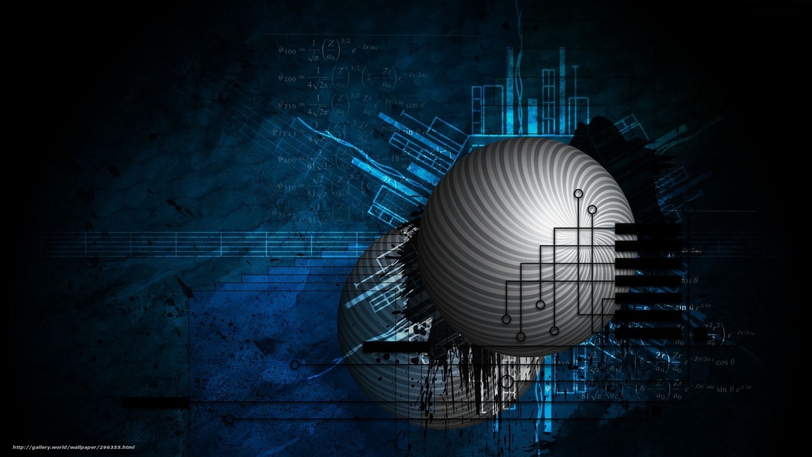 Download Wallpaper Balls, Computing, Line Free Desktop - Background Design Circuit Hd - HD Wallpaper 