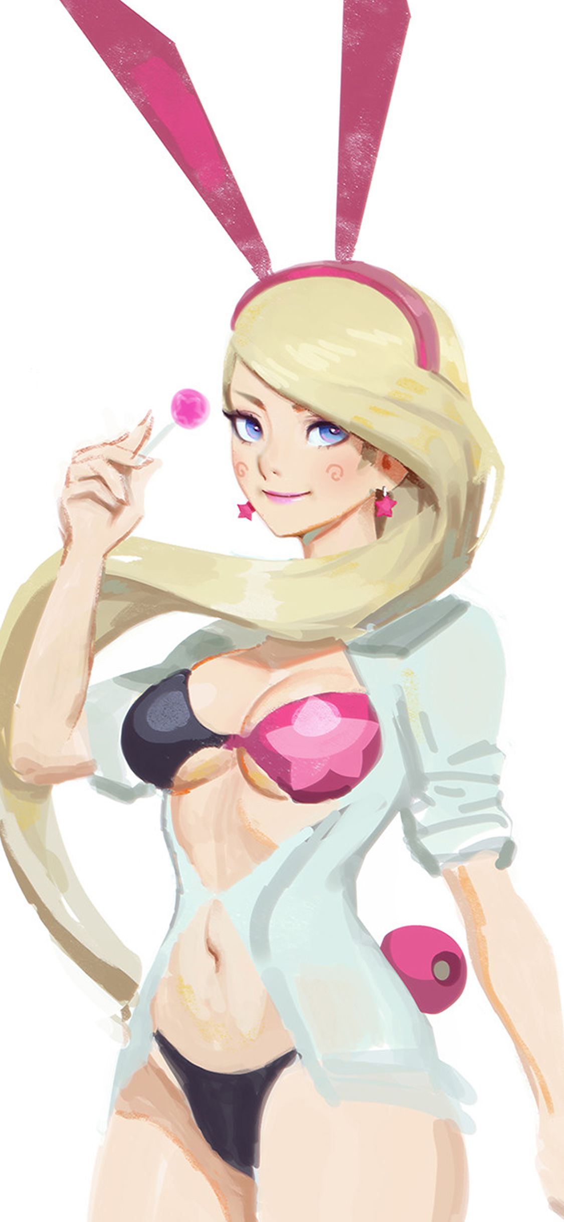 Com Apple Iphone Wallpaper Aw67 Paul Kwon Cute Girl - Girl As A Bunny Wallpaper Iphone - HD Wallpaper 