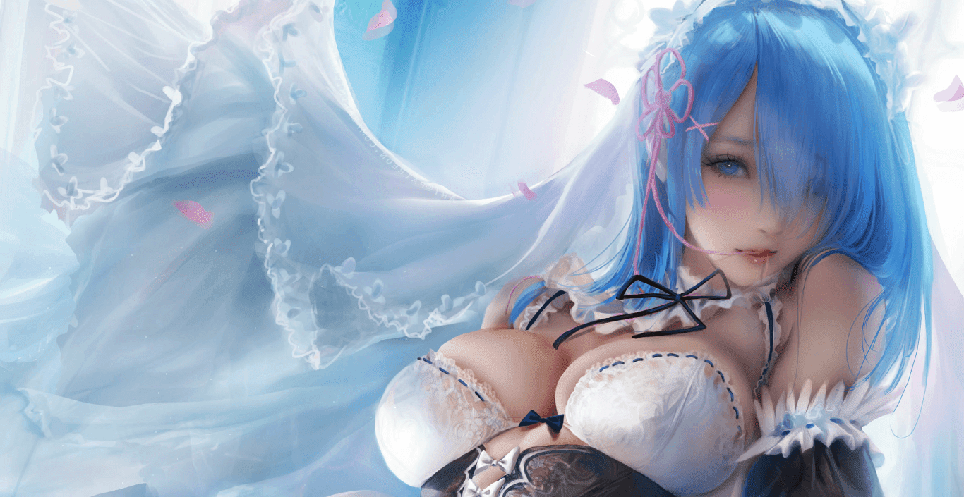 Ram Re - Sakimichan 蕾 姆 - HD Wallpaper 