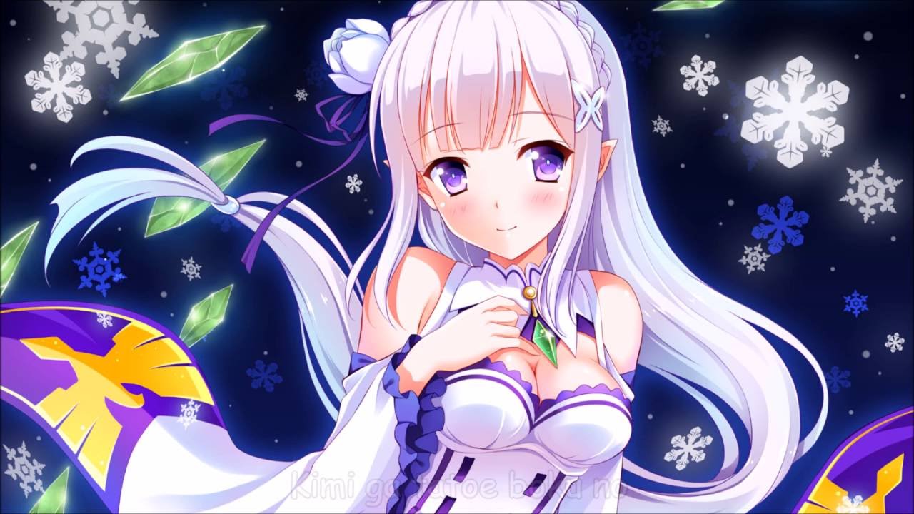 Cute Emilia Re Zero - HD Wallpaper 