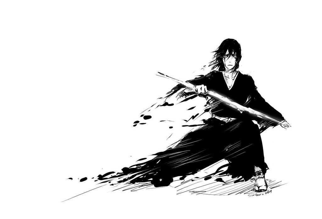 Bleach Shinigami Wallpaper - Bleach Sketches - HD Wallpaper 