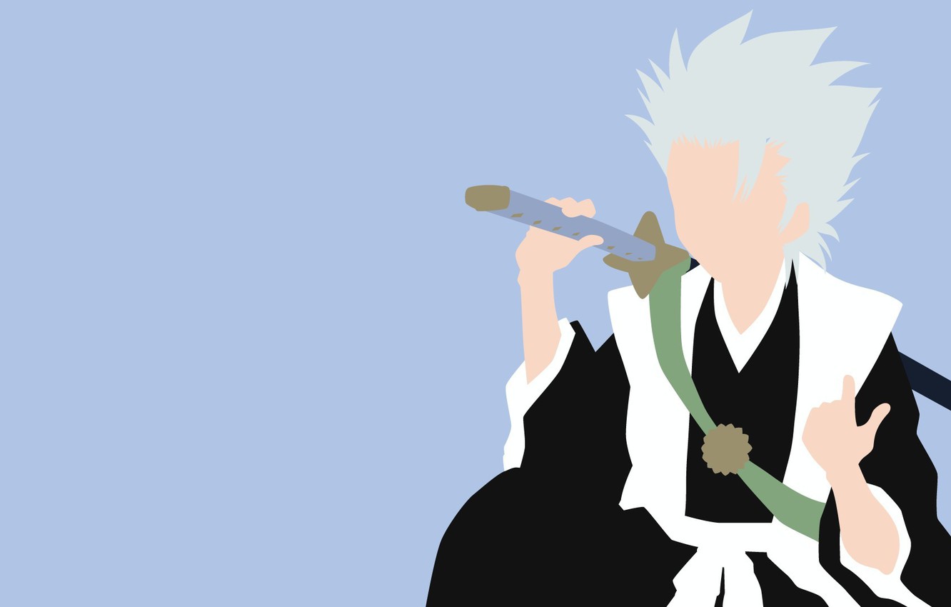 Photo Wallpaper Sword, Game, Bleach, Anime, Chibi, - Toshiro Hitsugaya Wallpaper Hd Iphone - HD Wallpaper 