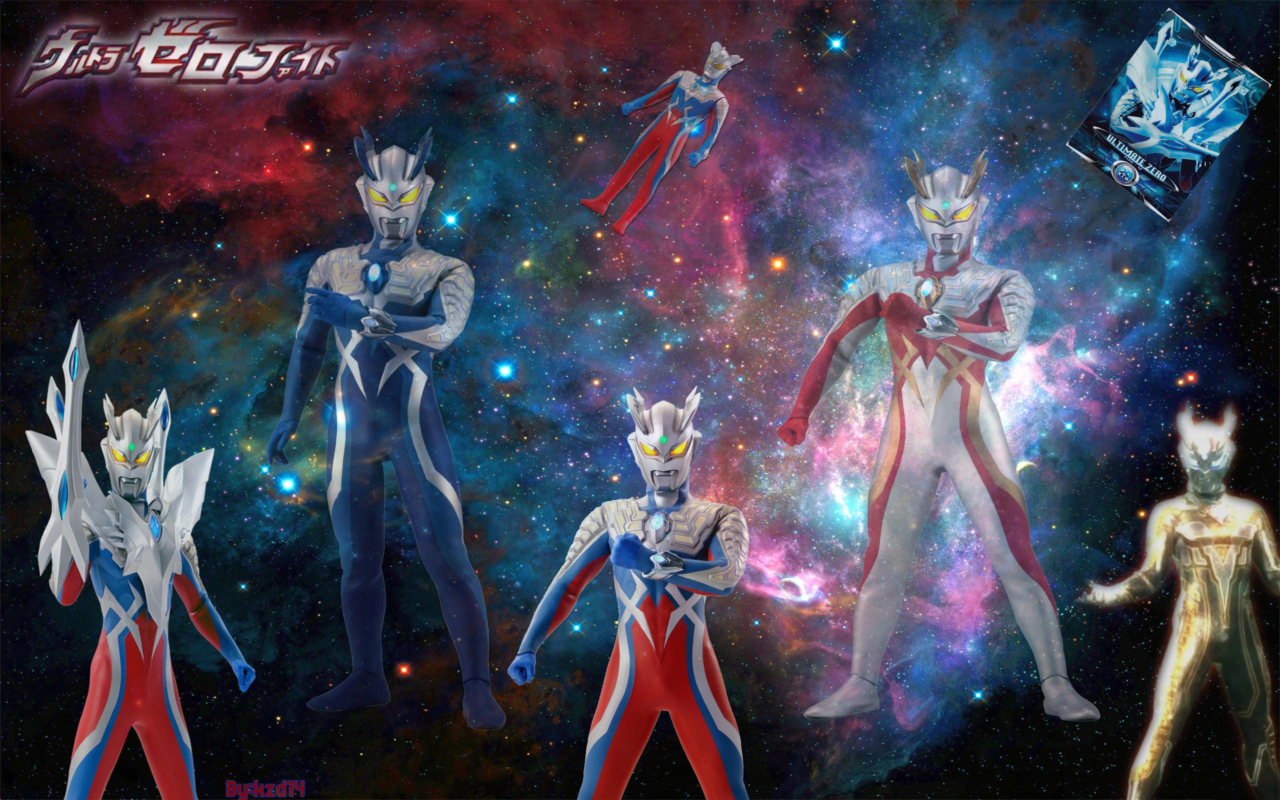 Wallpaper Ultraman Zero - Ultraman Zero All Forms - HD Wallpaper 