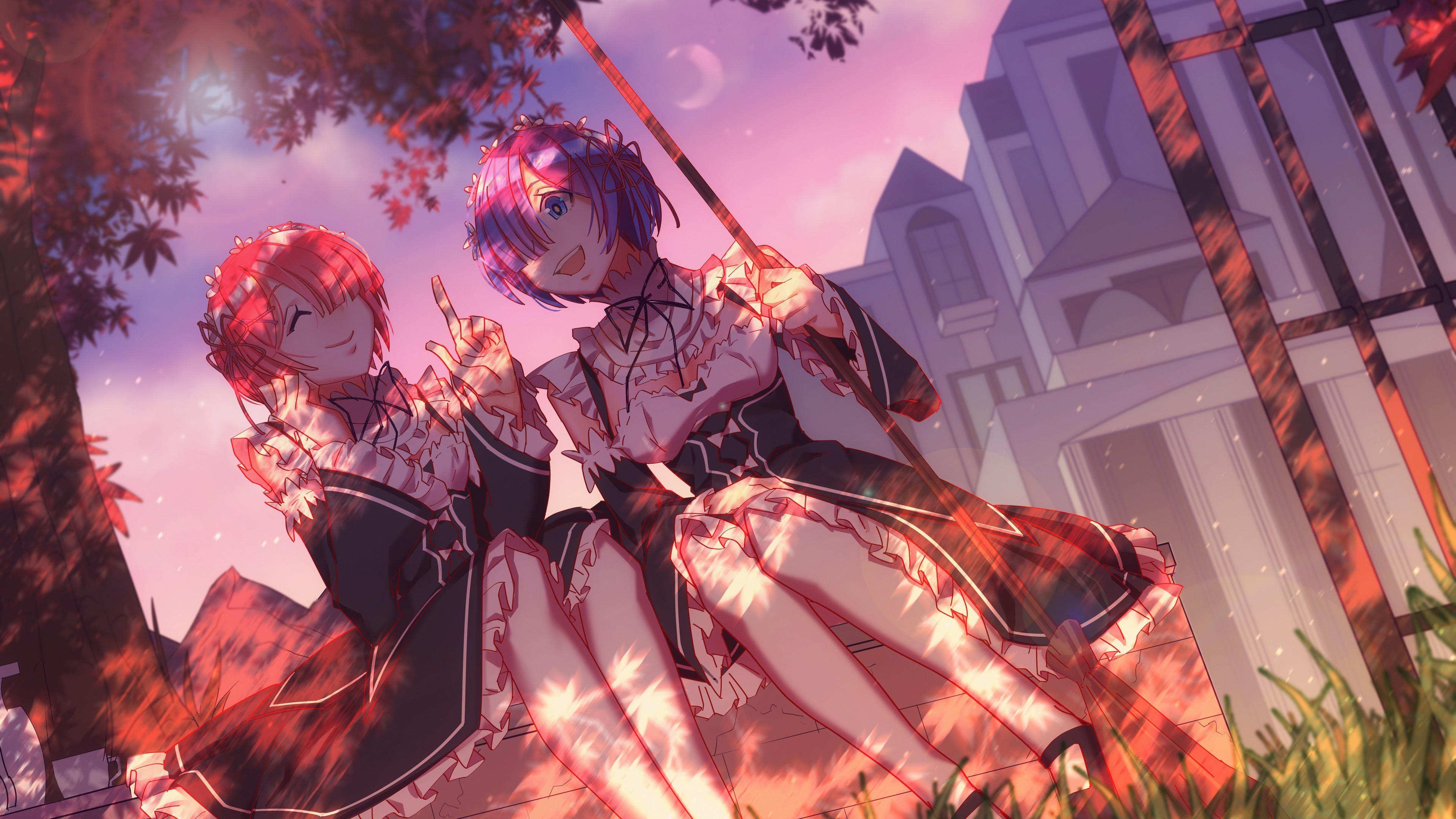 Re Zero Wallpaper 4k 3840x2160 Wallpaper Teahub Io