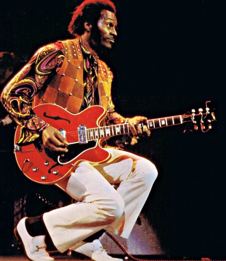 Chuck Berry In The 70s - HD Wallpaper 