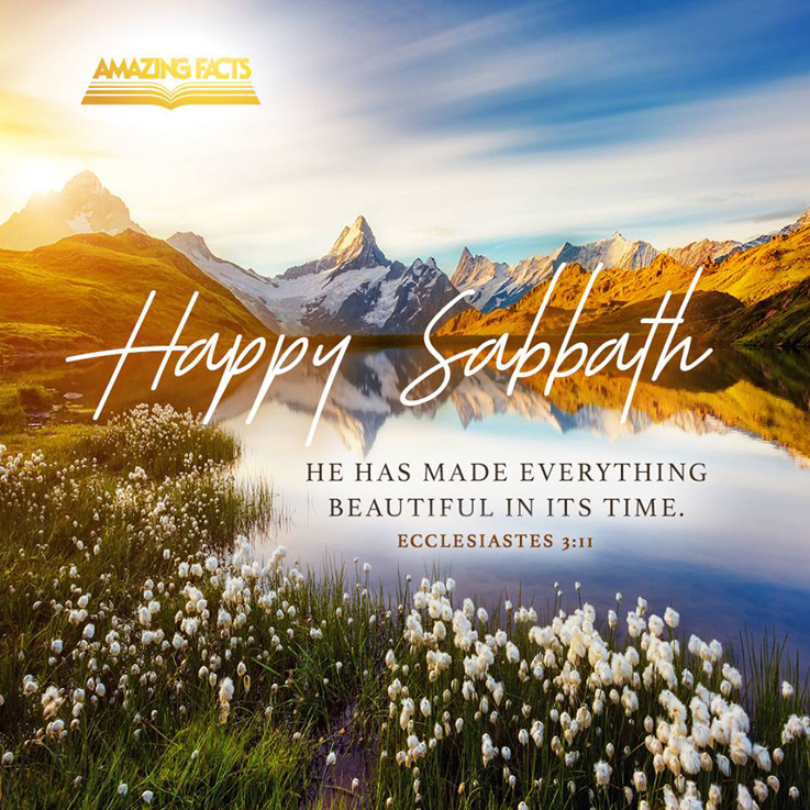 Ecclesiastes 3 - - Amazing Facts Happy Sabbath - 737x737 Wallpaper -  