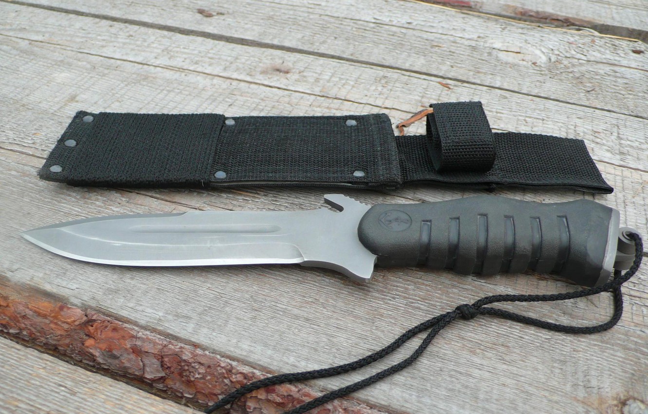 Photo Wallpaper Knife, &quot - Hunting Knife - HD Wallpaper 