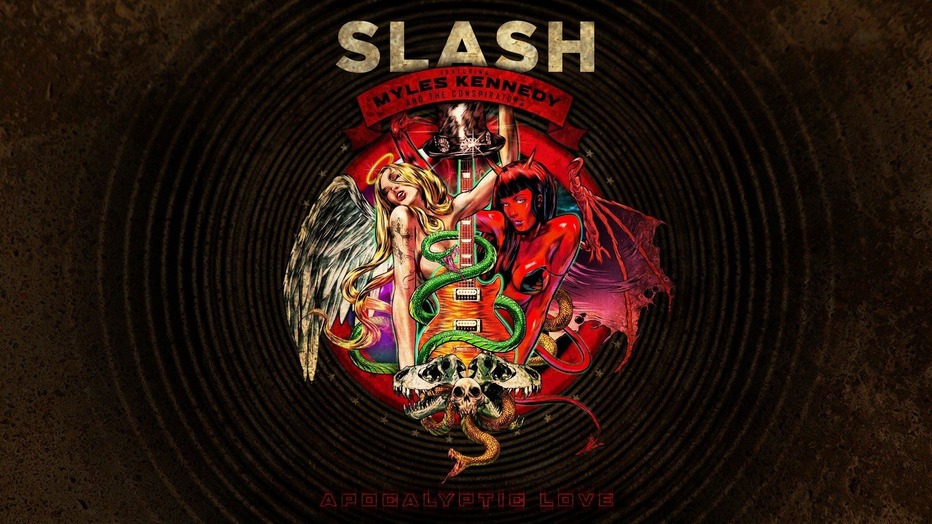 Slash Wallpaper10 
 Data Src - Slash Apocalyptic Love Album Cover - HD Wallpaper 