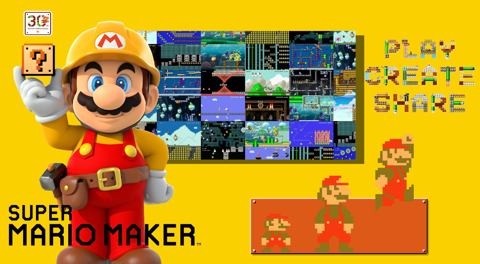 Mario Maker Wallpaper - HD Wallpaper 