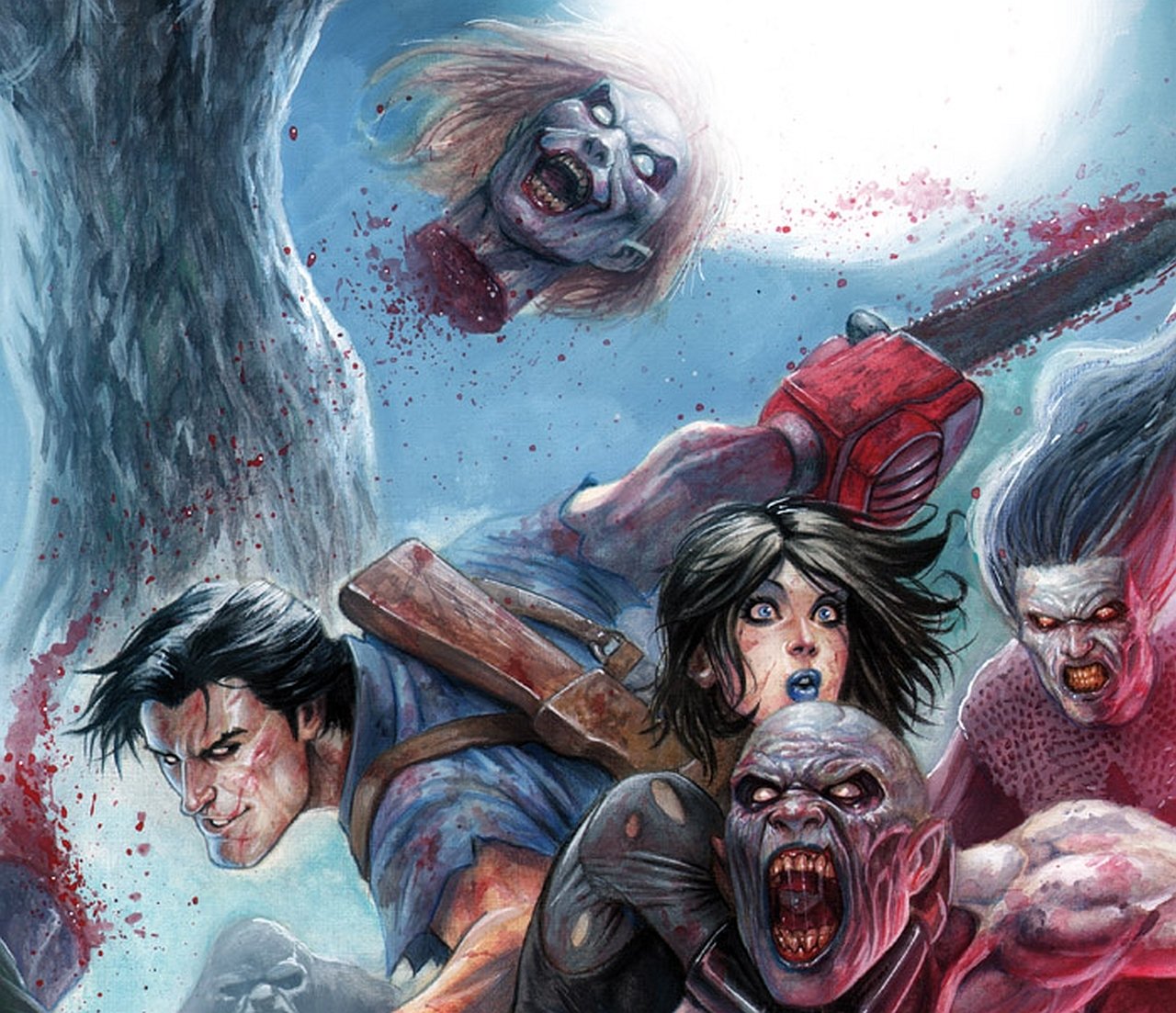 Army Of Darkness Vs Hack Slash - HD Wallpaper 