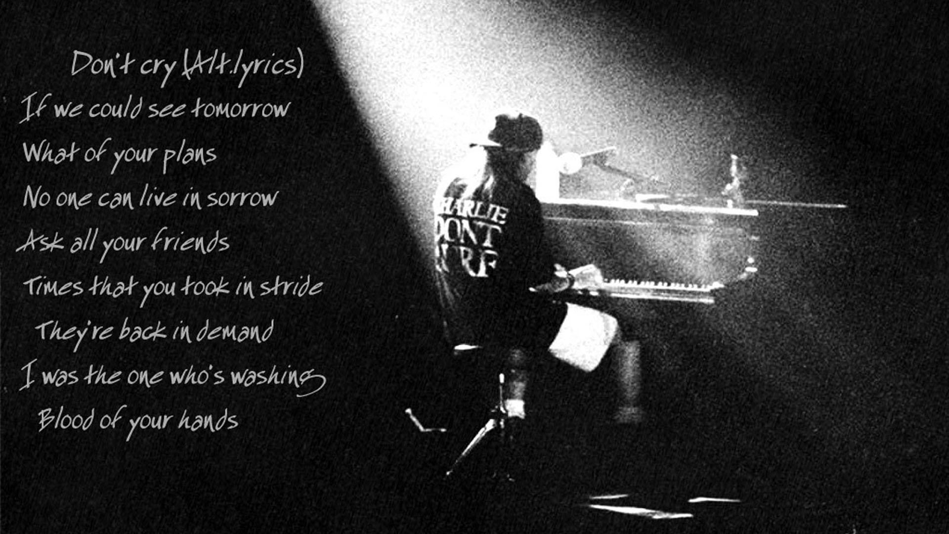 Wallpapers Guns N Roses - Dont Cry Guns And Roses - HD Wallpaper 