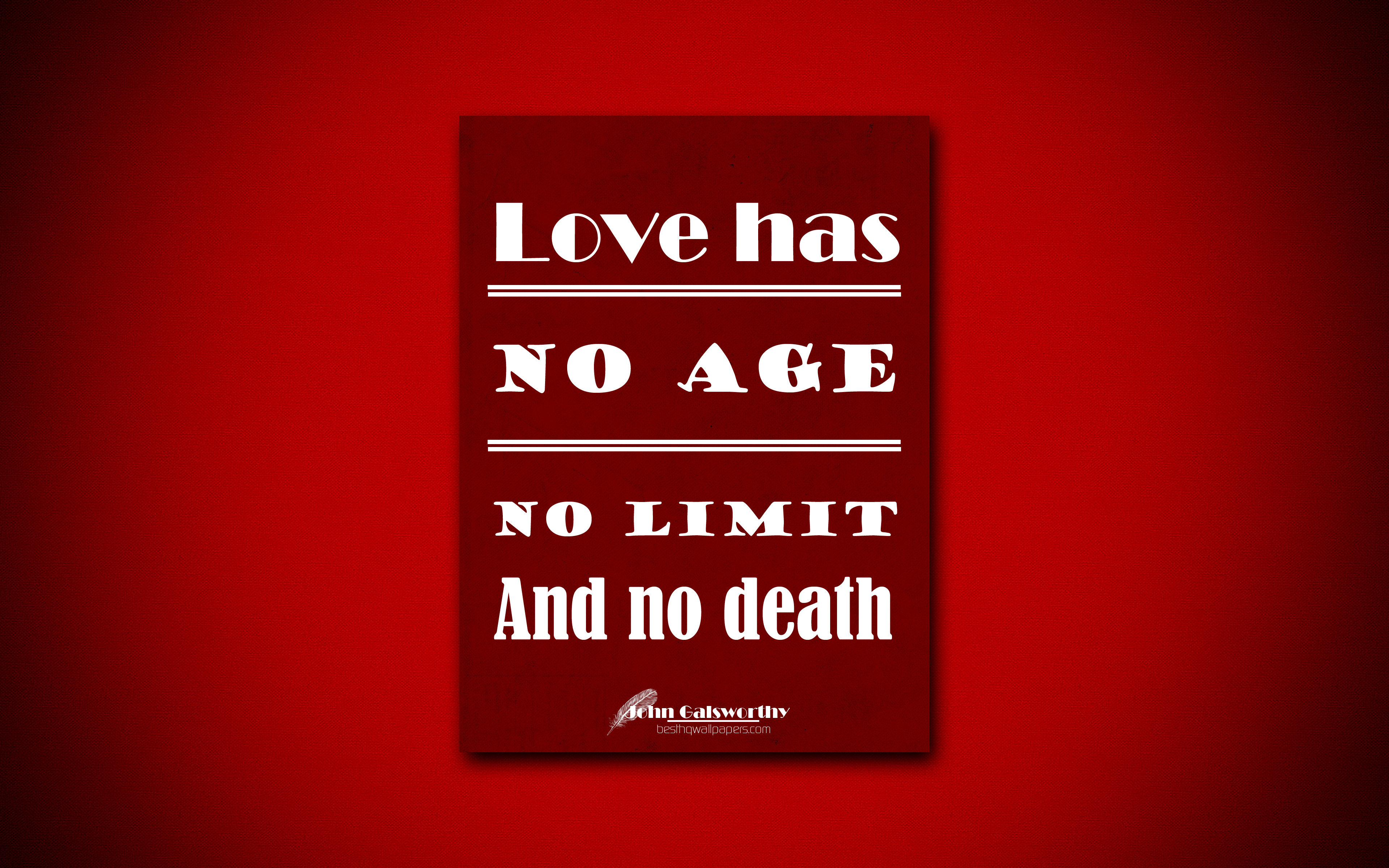 4k, Love Has No Age No Limit And No Death, Quotes About - Conscience -  3840x2400 Wallpaper 
