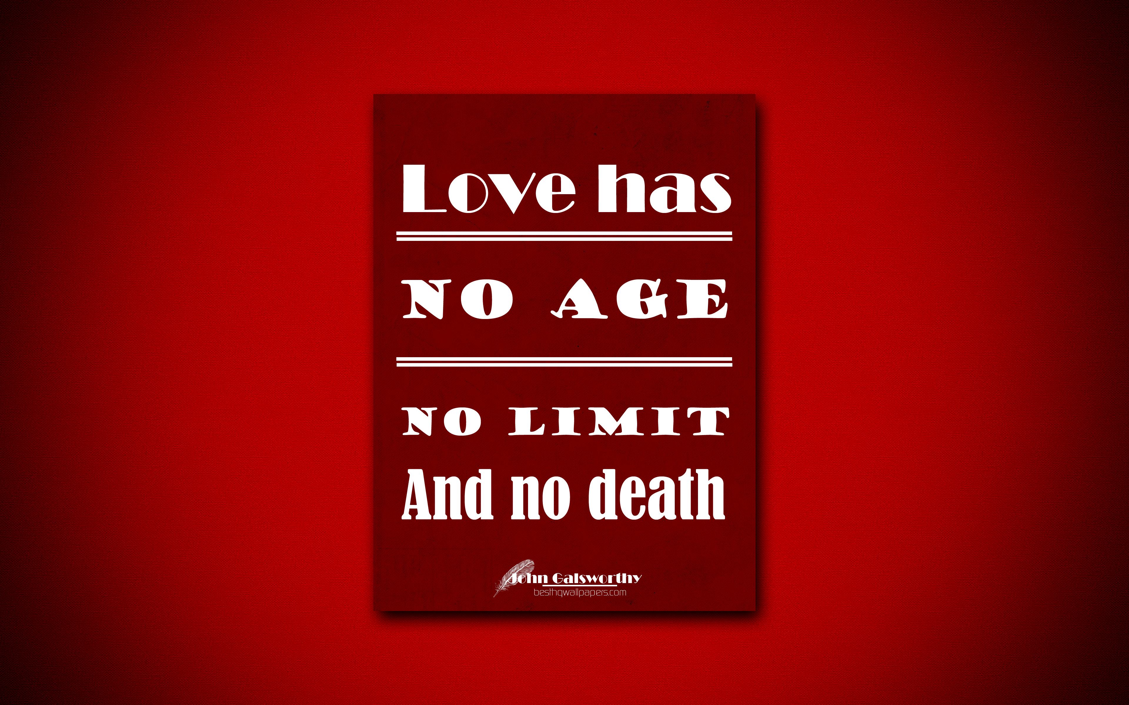 4k, Love Has No Age No Limit And No Death, Quotes About - Conscience - HD Wallpaper 