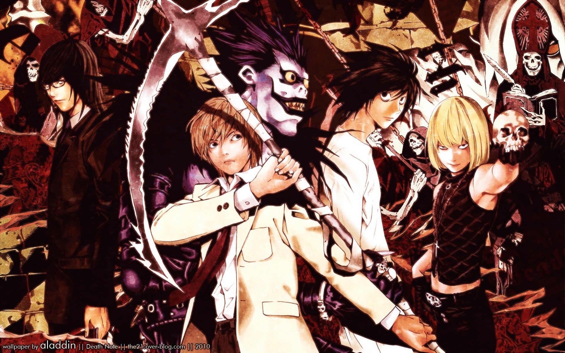 Death Note Wallpaper Manga - HD Wallpaper 