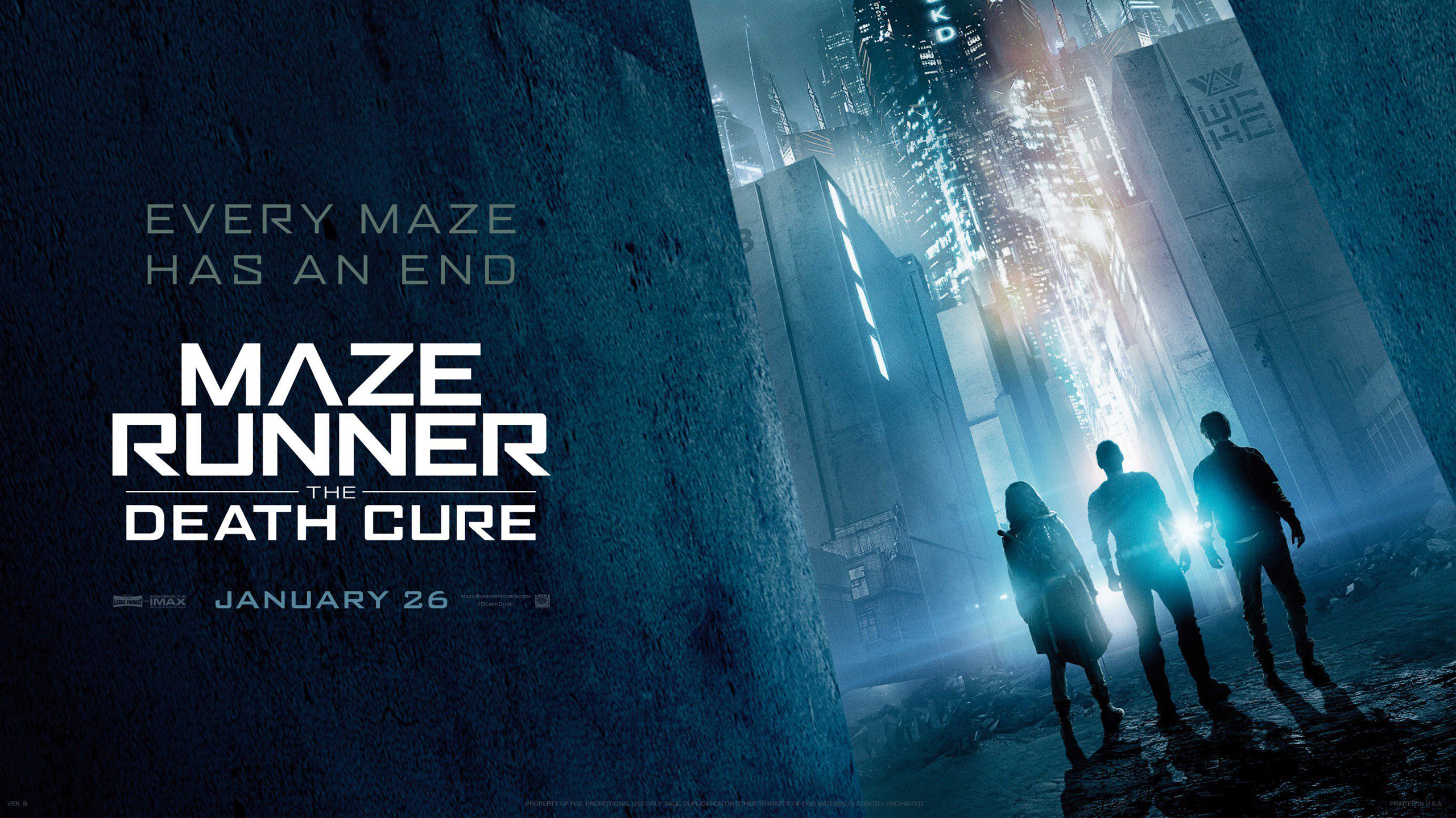 2018 Maze Runner The Death Cure Wallpapers - Maze Runner Death Cure Hd - HD Wallpaper 