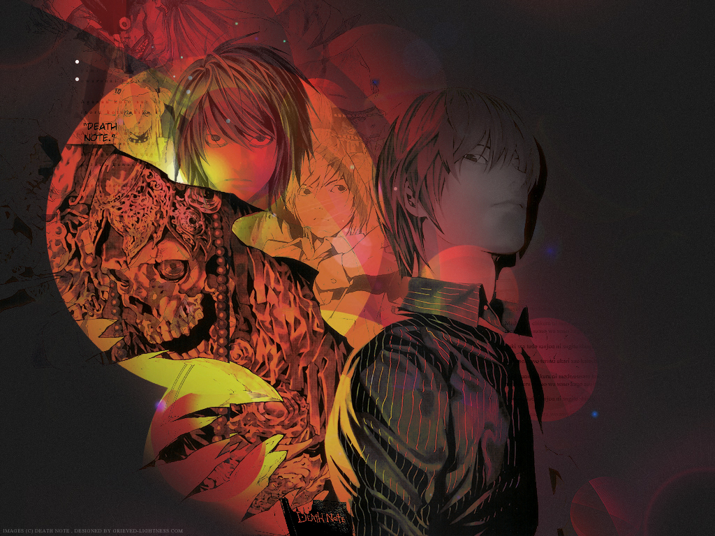 Takeshi Obata, Madhouse, Death Note, L, Light Yagami - Light Yagami - HD Wallpaper 