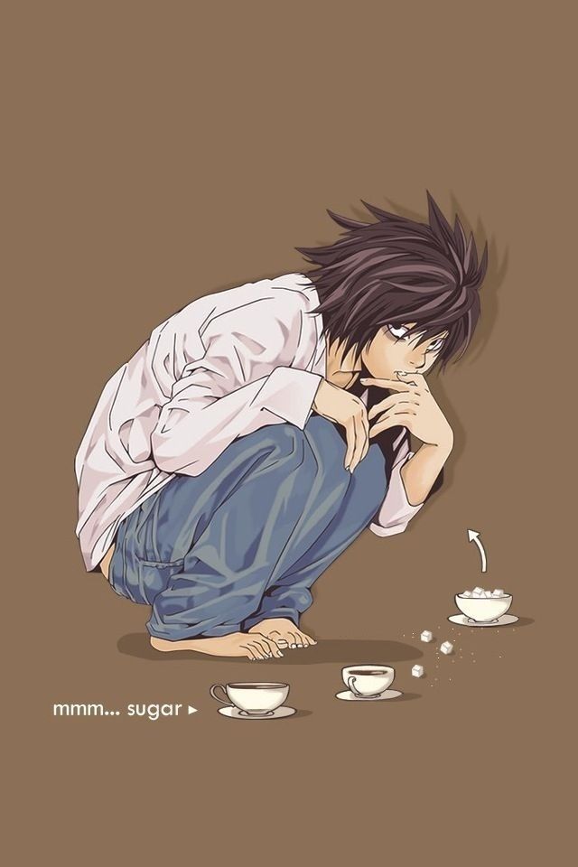 L Death Note Wallpaper Iphone - HD Wallpaper 