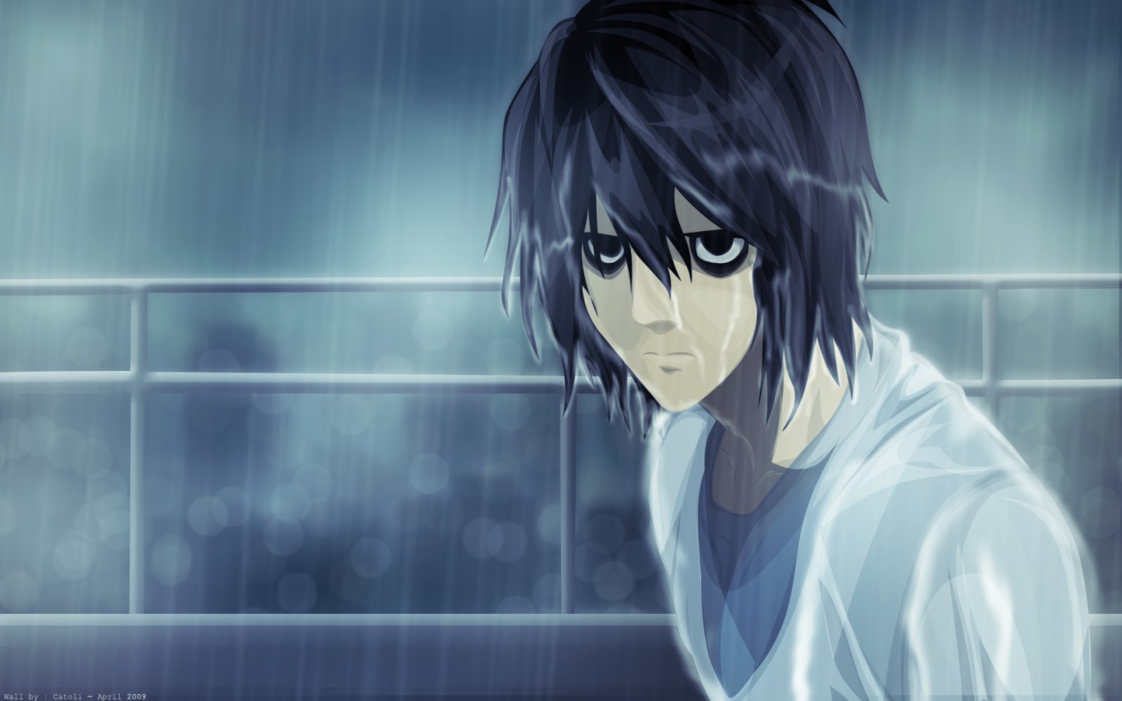 Death Note L Rain - HD Wallpaper 