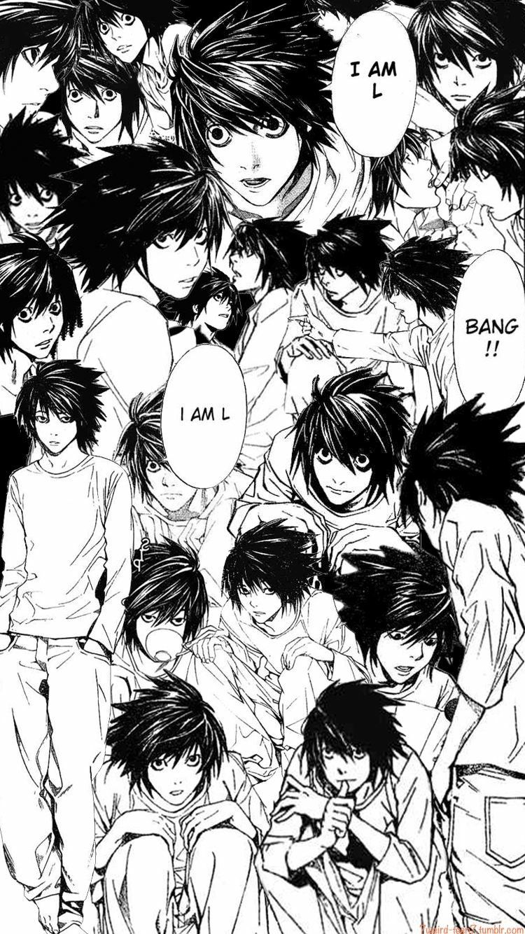 Death Note L Wallpaper Phone - HD Wallpaper 