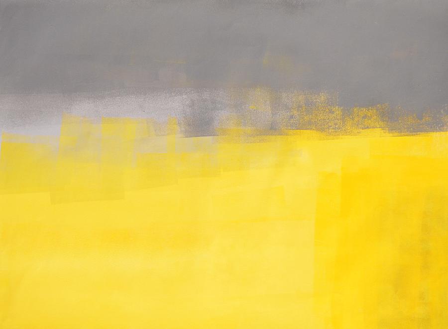 Gray And Yellow Textured Print - HD Wallpaper 