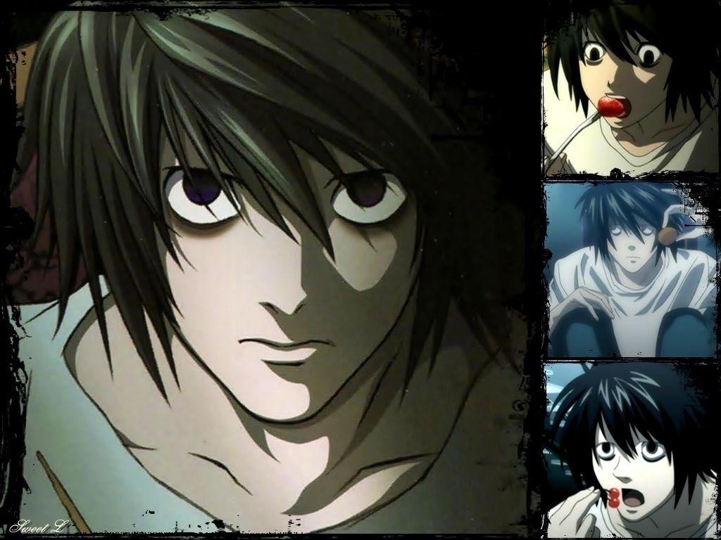 Death Note Anime Characters L - HD Wallpaper 