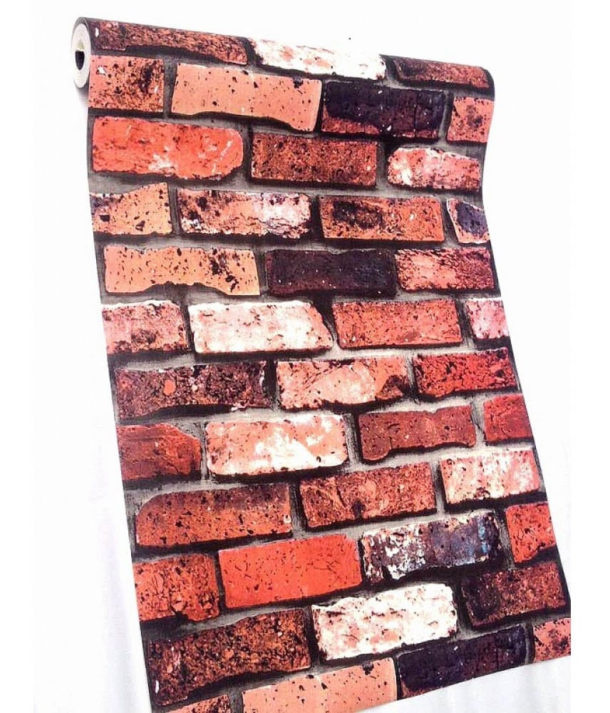 Classic 3d Pvc Brick Wallpaper - Wall - HD Wallpaper 