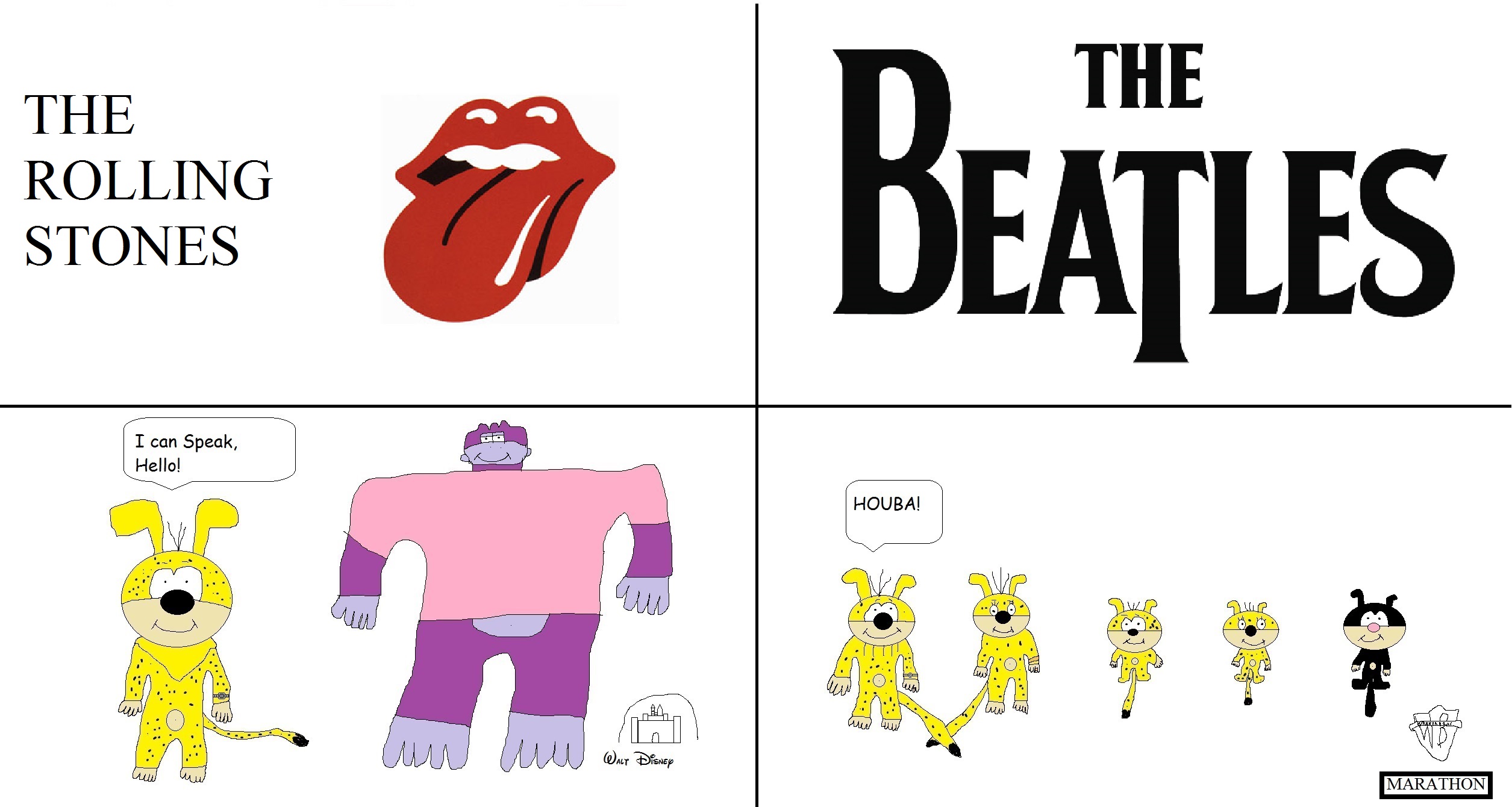 The Rolling Stones Vs The Beatles - Beatles Fans Vs Rolling Stones Fans - HD Wallpaper 
