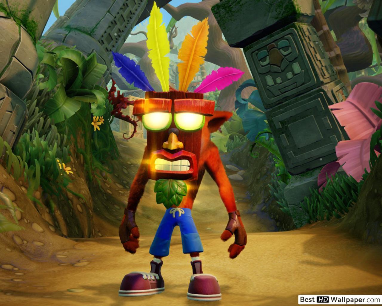 Crash Bandicoot Hula Hula - HD Wallpaper 