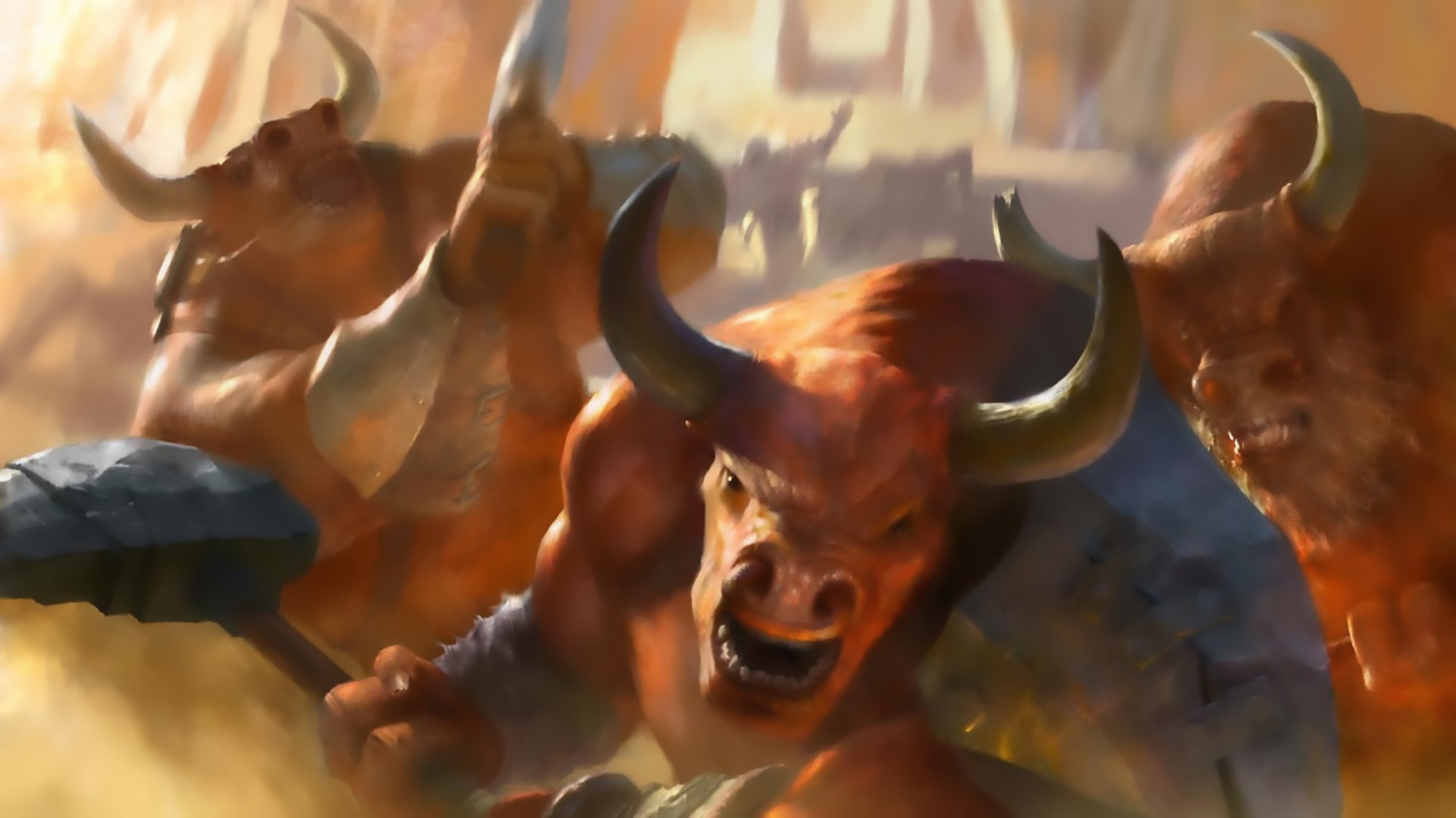 Fantasy Bulls - HD Wallpaper 