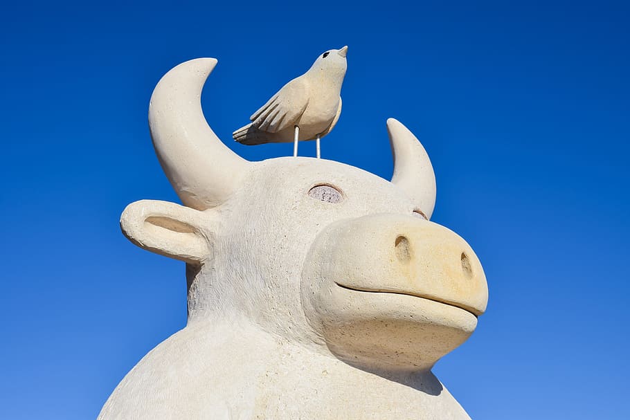 The Minotaur And The Bird, Sculpture, Marble, Aldo - HD Wallpaper 