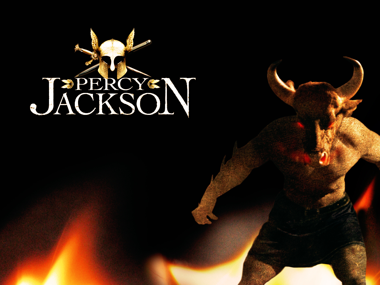The Uk Version Of Minotaur - Demigod Files Percy Jackson - HD Wallpaper 
