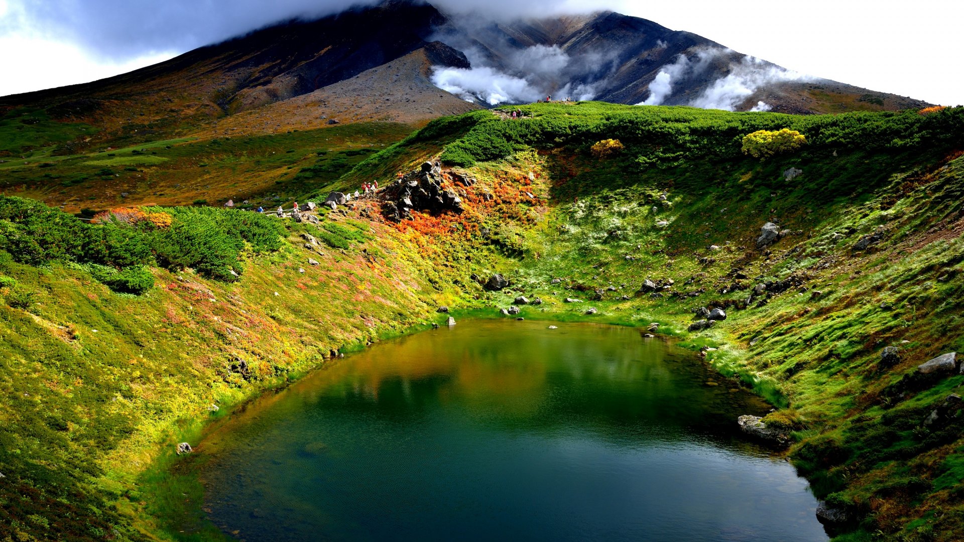Japan Asahidake Hokkaido Lake - HD Wallpaper 