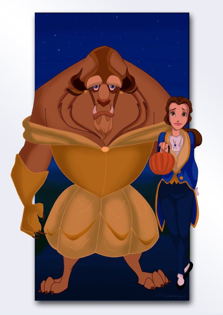 Disney, Beauty And The Beast, And Belle Image - Cute Belle And Beast - HD Wallpaper 