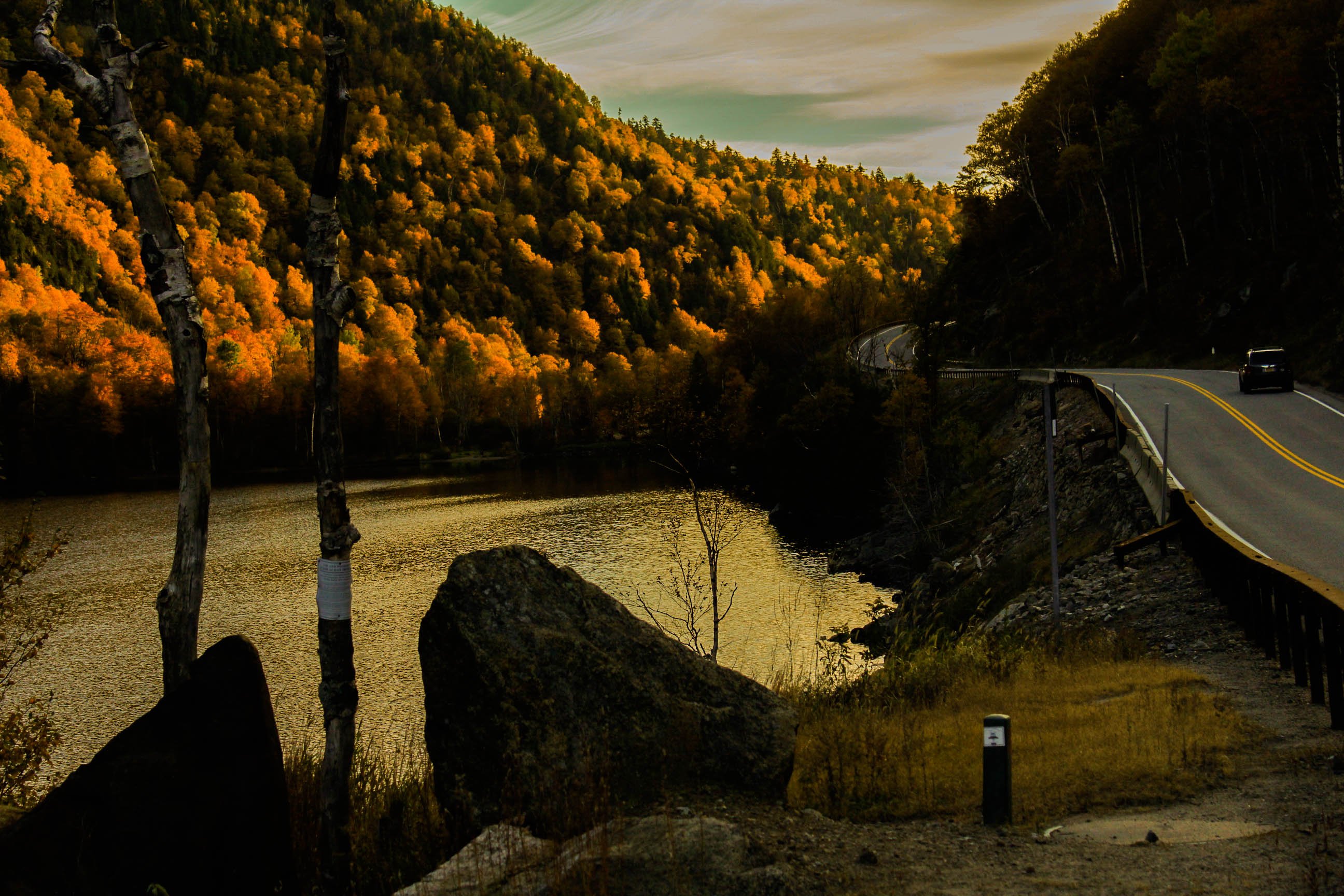 En-route A Road Trip To Lake Placid Ny Wallpaper - HD Wallpaper 