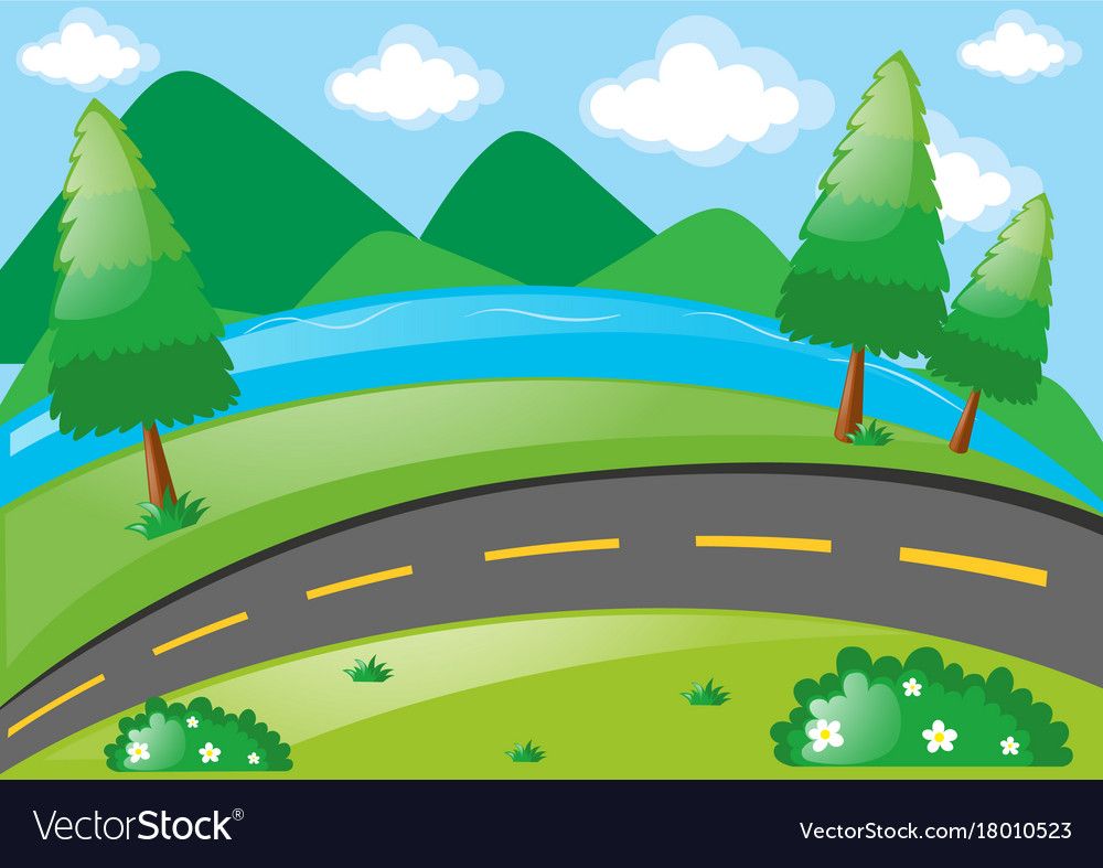 Cycling At The Park Cartoon - HD Wallpaper 