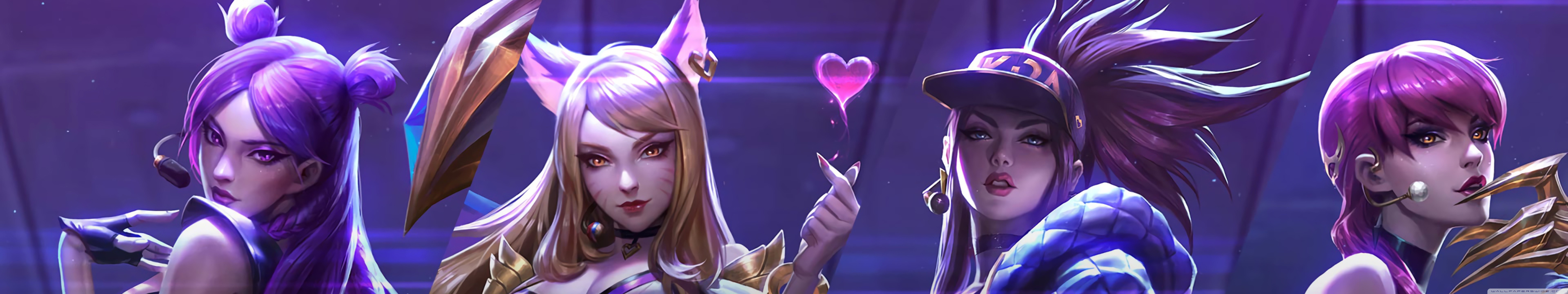 Kaisa Ahri Akali Evelynn - HD Wallpaper 