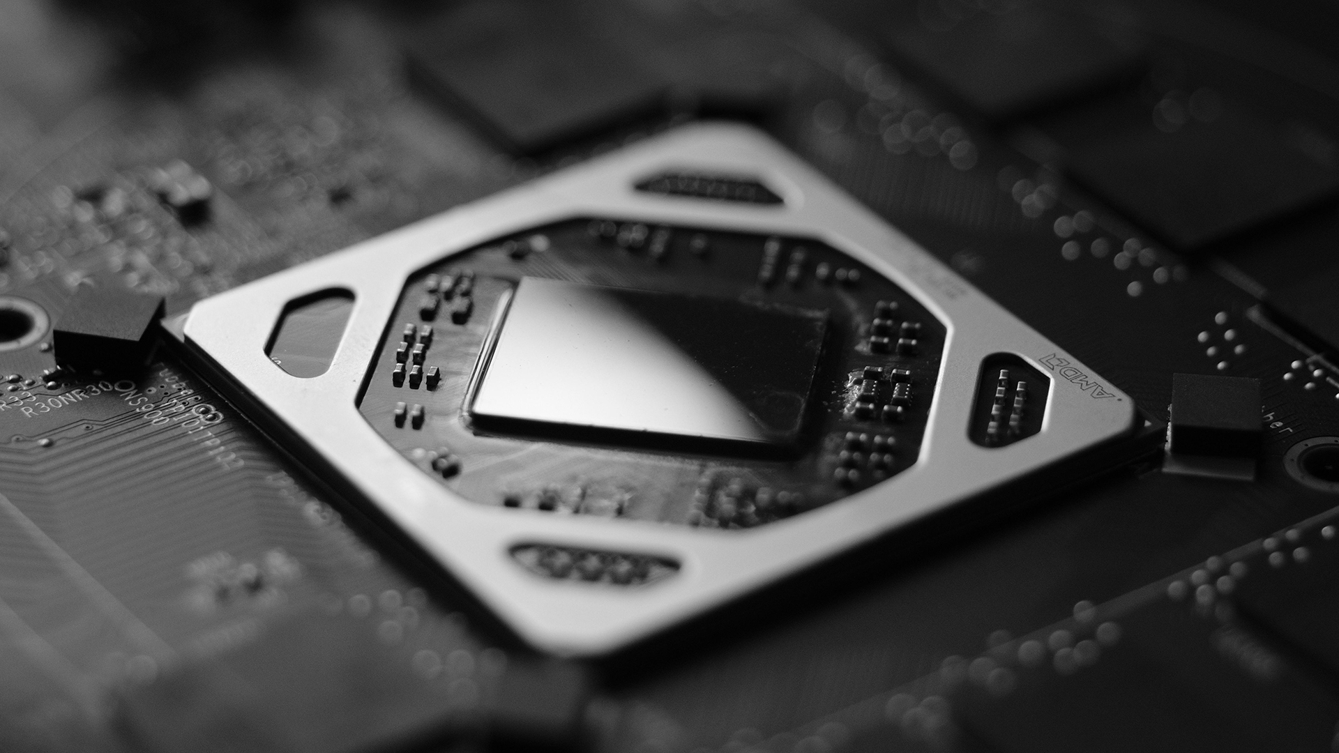Amd Polaris, Microchip - Amd - HD Wallpaper 