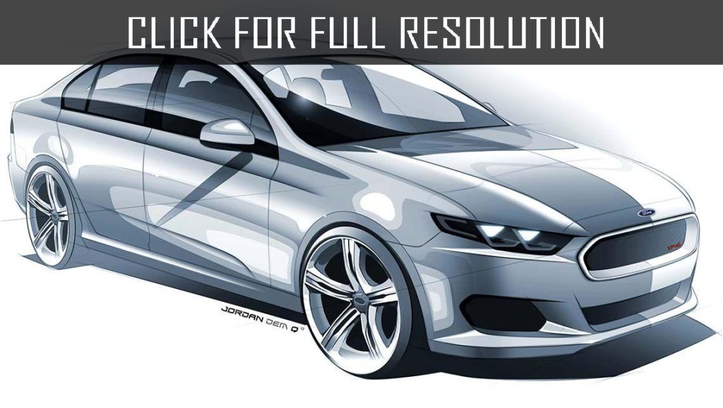 2019 Ford Falcon Wallpaper For Iphone - Ford Falcon Xr8 Sketch - HD Wallpaper 