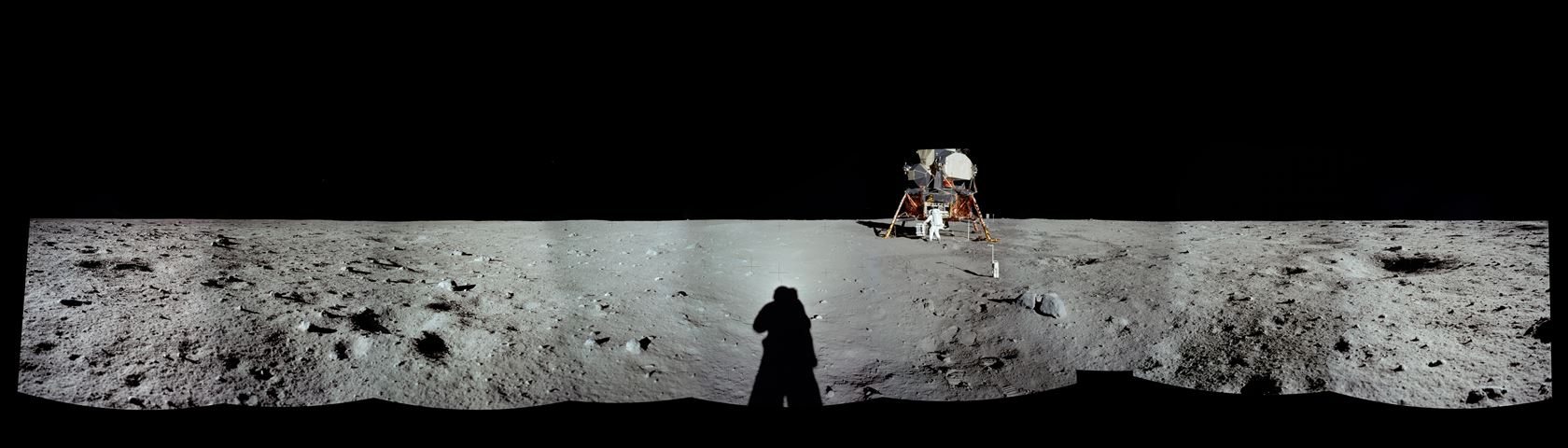 Apollo - Apollo 11 Moon Panorama - HD Wallpaper 