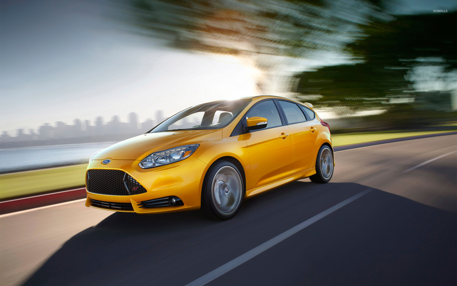 2013 Ford Focus St 2 Wallpaper Car Wallpapers - 2013 Ford Focus St - HD Wallpaper 