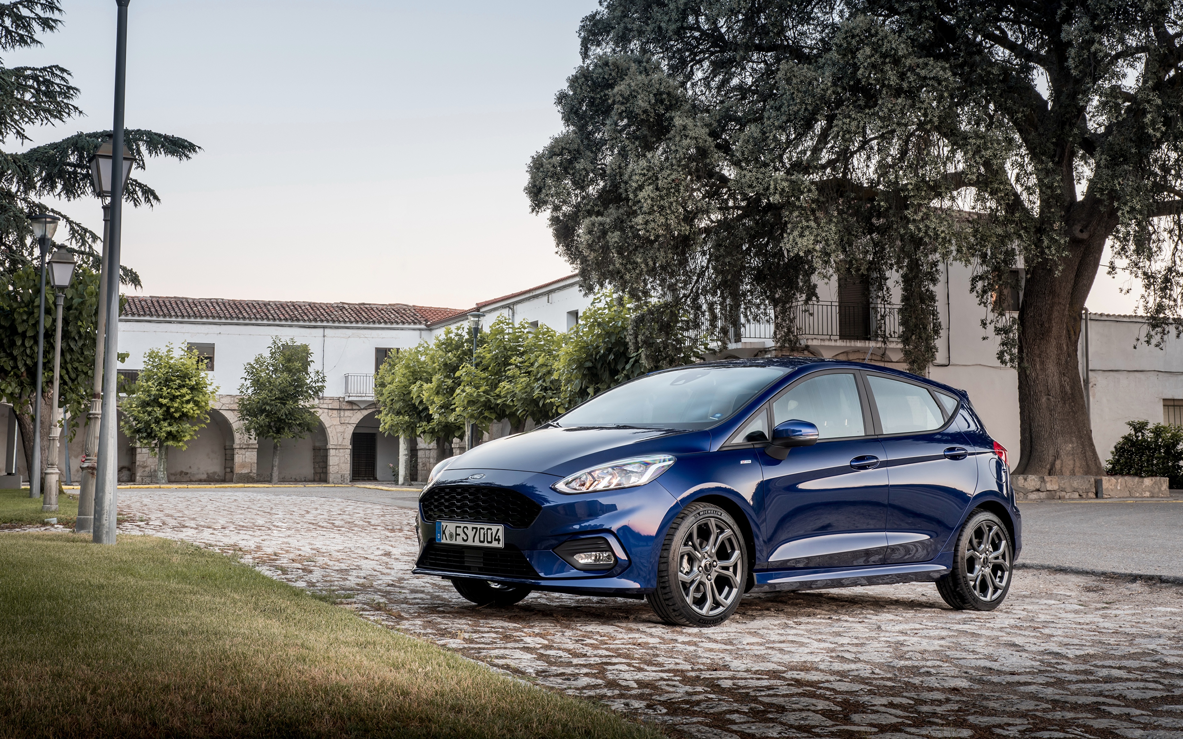 Ford Fiesta St Line Blue - HD Wallpaper 