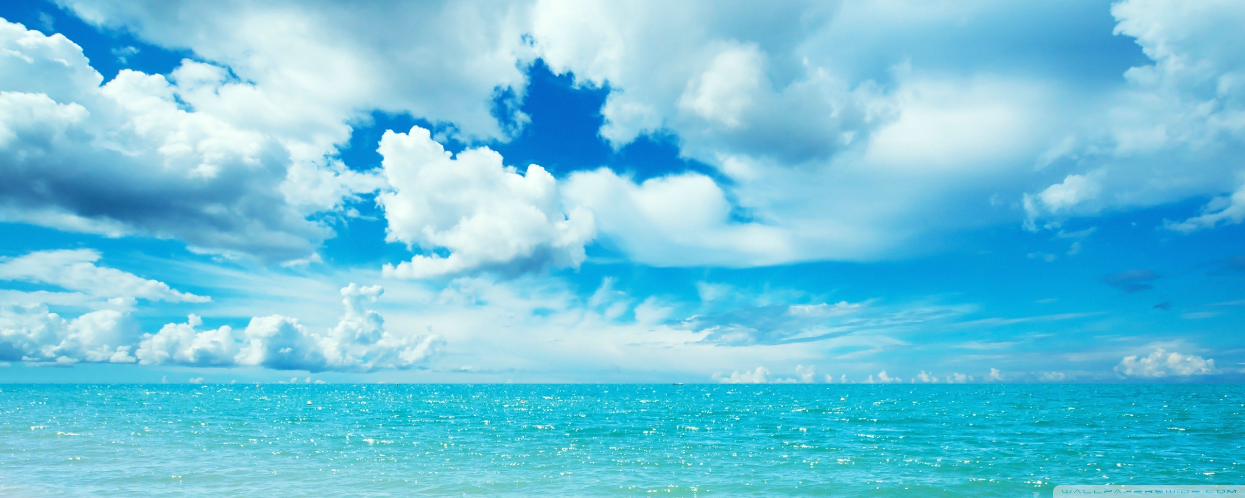 Dual Monitor Wallpaper Beach - HD Wallpaper 