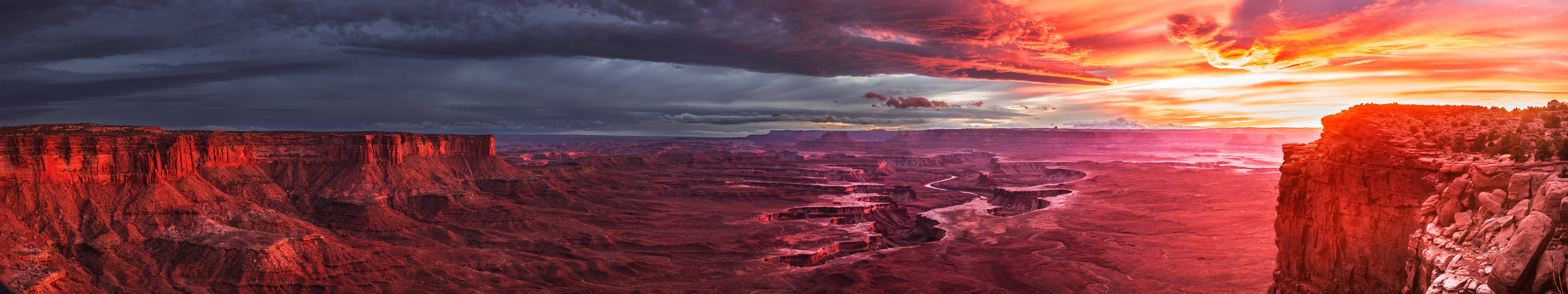 Canyonlands National Park Sunset - HD Wallpaper 