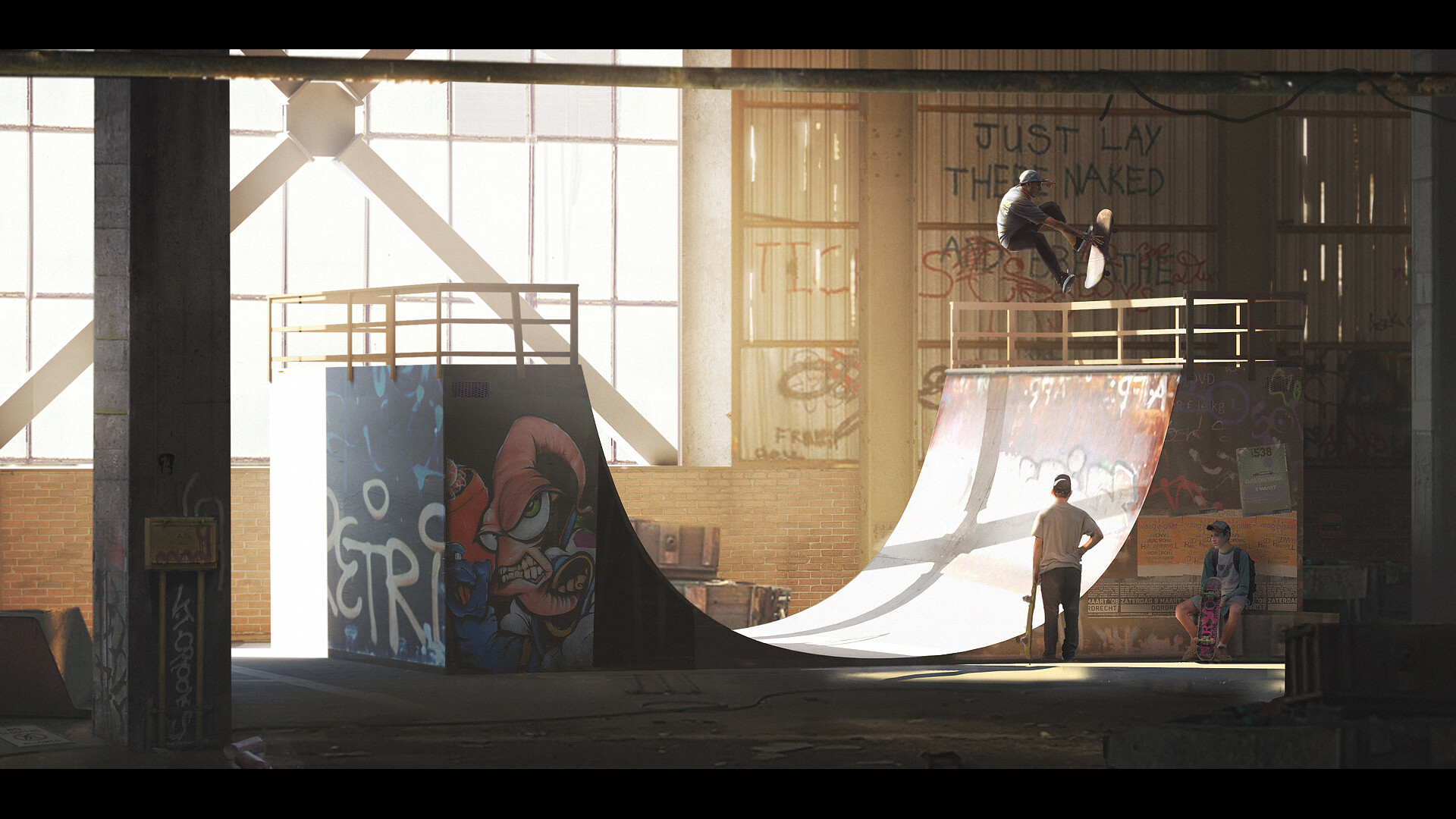 Skate Park Art Station - HD Wallpaper 