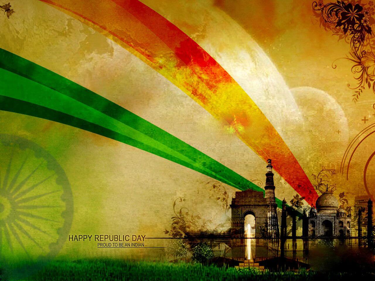 Republic Day Background Hd - HD Wallpaper 