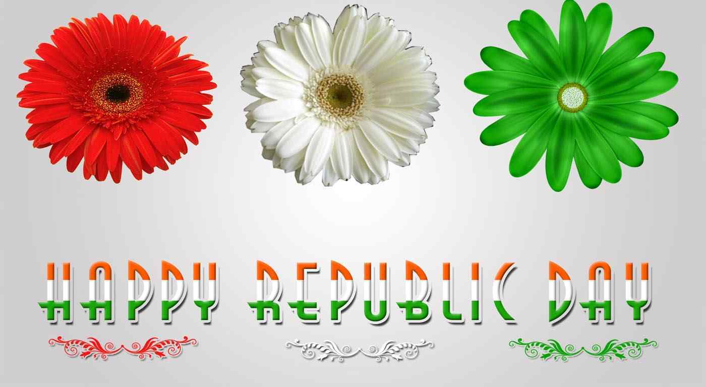 Republic Day Images 2020 With Flowers - HD Wallpaper 