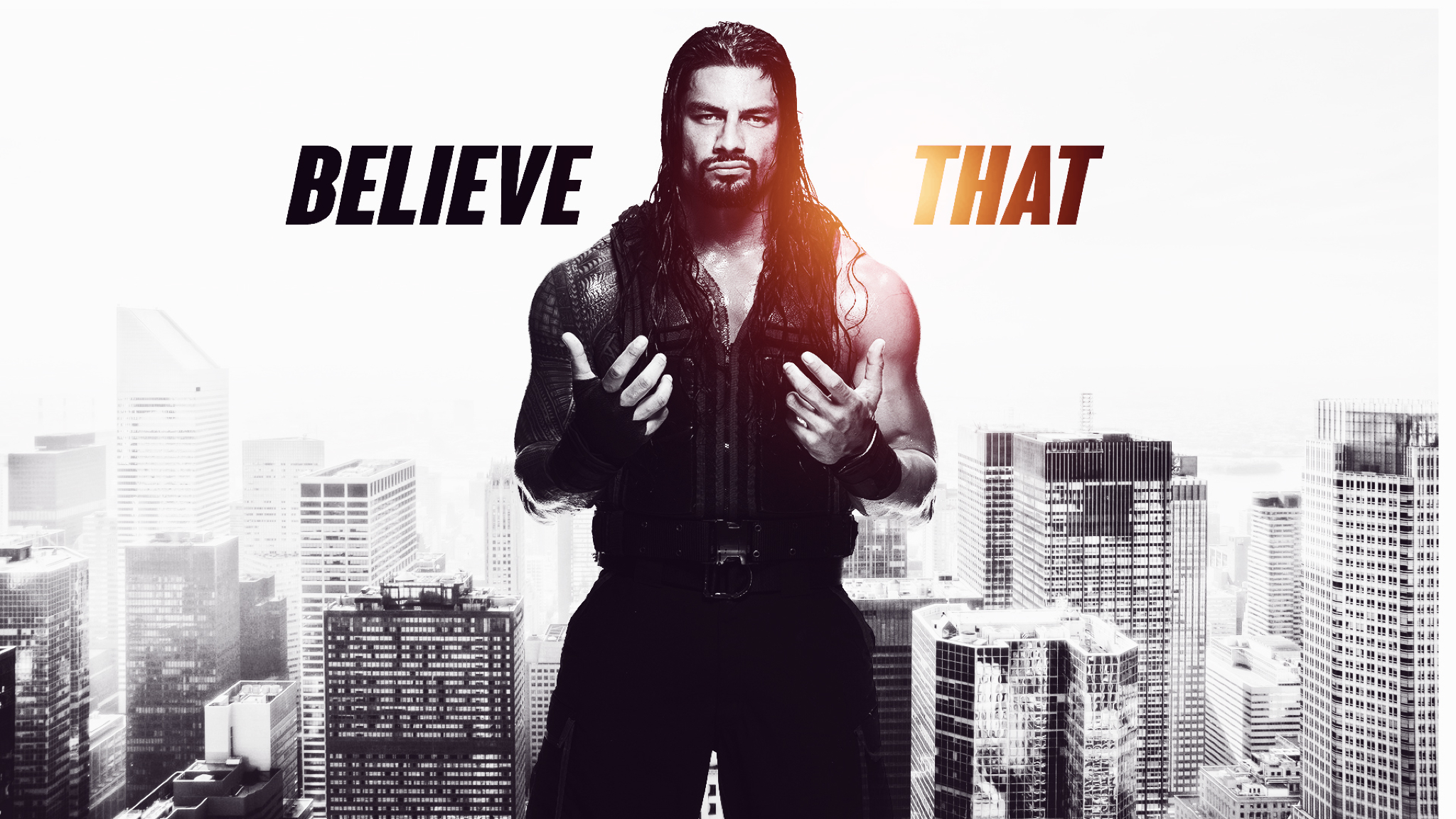 Roman Reigns Believe That Wallpaper Logo - HD Wallpaper 