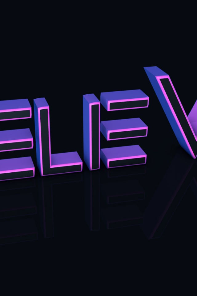 Believe Wallpaper For Iphone - HD Wallpaper 