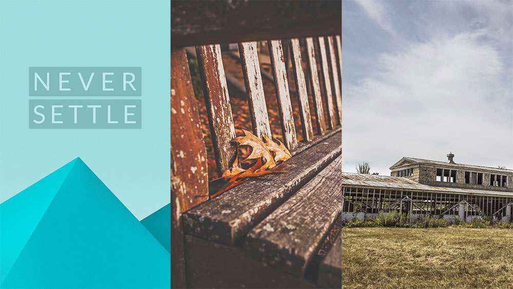 Oxygenos Rom Stock Wallpapers - Old Rustic Wooden Park Bench - HD Wallpaper 