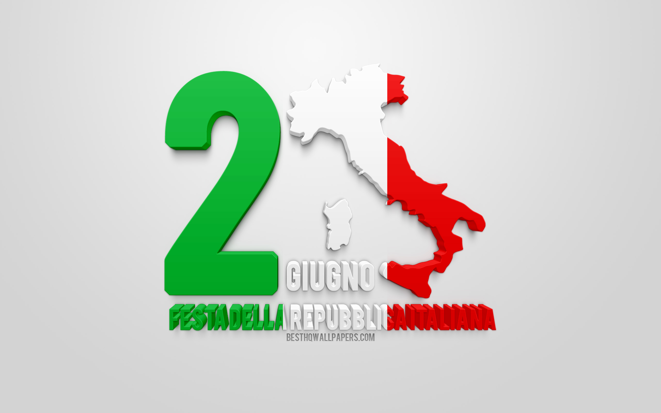 2 Giugno, Festa Della Repubblica, 2 June, 3d Art, 3d - Graphic Design - HD Wallpaper 